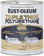 Rust Oleum 302736 Triple Thick Polyurethane Matte size