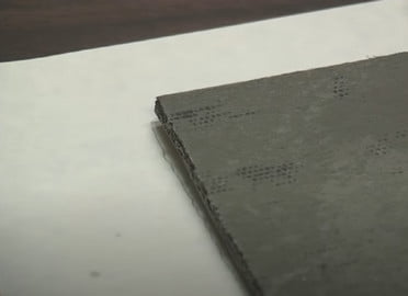 vinyl sheet exposed to different temperature test