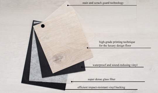 vinyl floor film layers