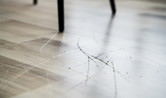 scratches on vinyl flooring