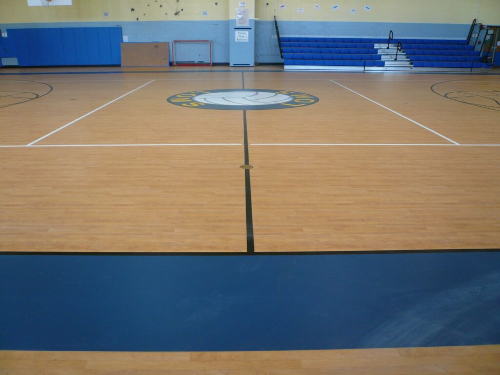 lincoln middle school rubber flooring